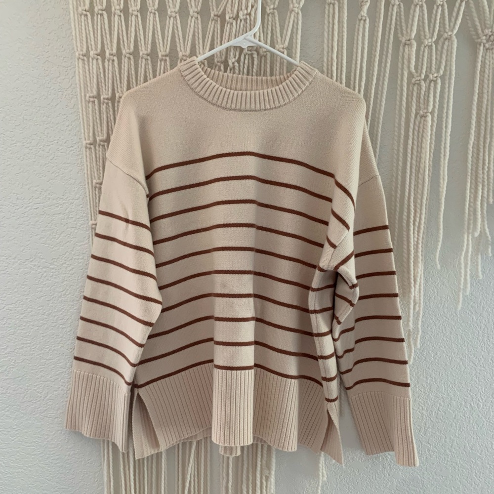 Baltic Born Emerson Stripped Knit Sweater